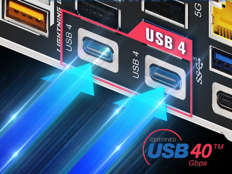 Enhanced USB4 Type-C